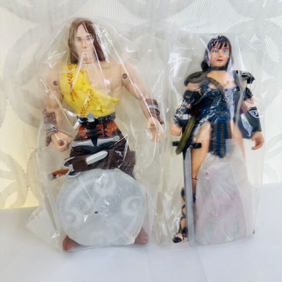 VTG 1996 Toy Biz Hercules and Xena 10" Mail Promo Action Figure W/ Mailer Box - Picture 5 of 16